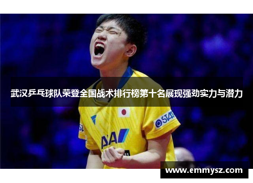 武汉乒乓球队荣登全国战术排行榜第十名展现强劲实力与潜力